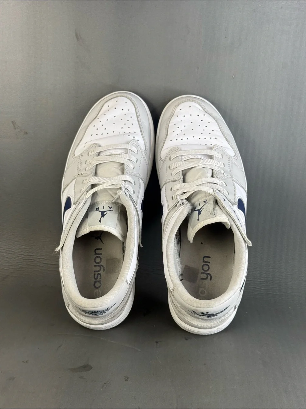 JORDAN 1 LOW FLYEASE 'GEORGETOWN' athletic sneaker shoe men’s size 11
